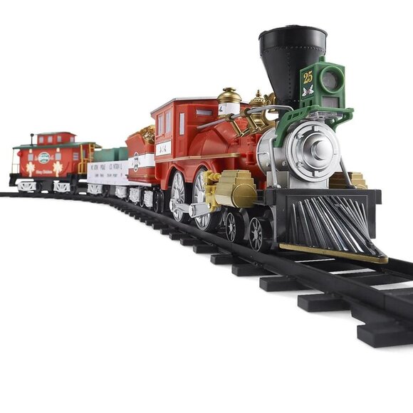 HAMMACHER SCHLEMMER LIONEL CLASSIC NORTH POLE CENTRAL LINES CHRISTMAS TRAIN SET - Picture 5 of 16
